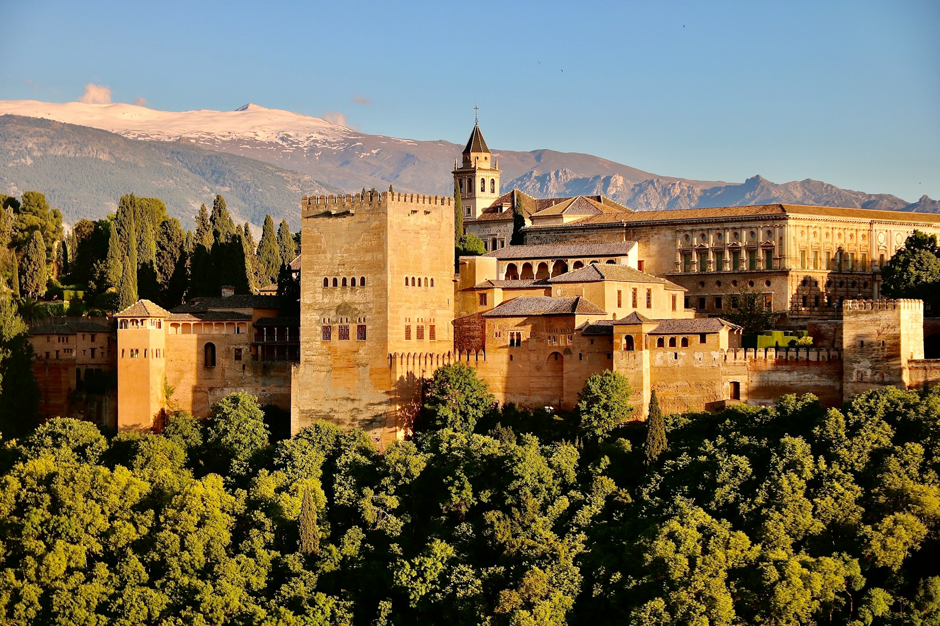 The Alhambra in Granada, Spain